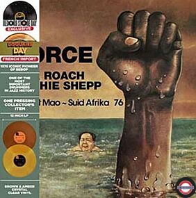 RSD 2023 - MAX ROACH & ARCHIE SHEPP - Force - Sweet Mao ~ Suid Afrika 76 - Brown & Amber Vinyl