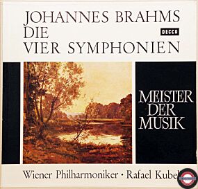 Brahms: Sinfonien Nr.1 bis 4 - mit Kubelik (Box, 4 LP)