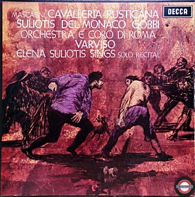 Mascagni: Cavalleria rusticana - Oper (Box mit 2 LP)