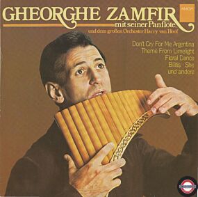 Gheorghe Zamfir mit seiner Panflöte