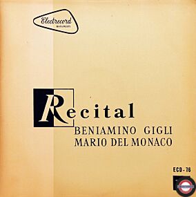 Gigli/Del Monaco: Lieder und Arien aus Opern