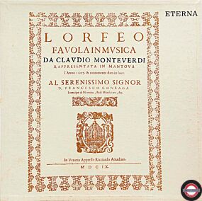 Monteverdi: L'Orfeo - Gesamtaufnahme (Box, 3 LP)