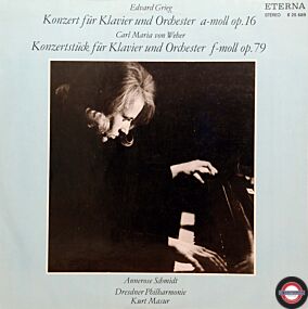 Grieg/Weber: Konzerte für Klavier - mit A. Schmidt