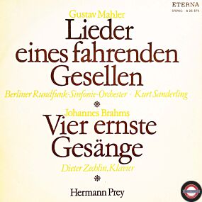 Mahler/Brahms: Lieder und Gesänge - mit Prey