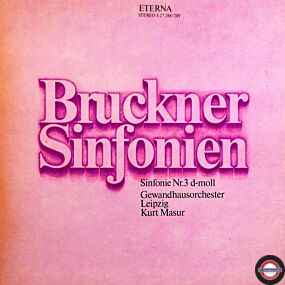 Bruckner: Sinfonie Nr.3 - mit Kurt Masur (2 LP)