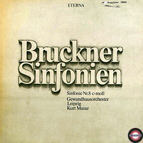 Bruckner: Sinfonie Nr.8 - mit Kurt Masur (2 LP)