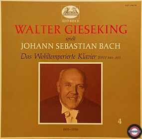 Bach: Das Wohltemperierte Klavier (Box mit 4 LP)