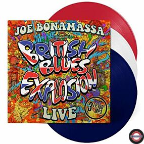 JOE BONAMASSA — British Blues Explosion Live [RED, WHITE & BLUE Coloured Vinyl]