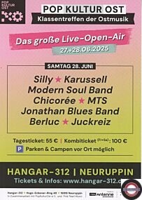 Tagesticket - Pop Kultur OST - Klassentreffen der Ostmusik