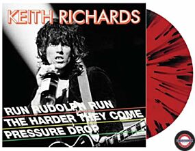 Keith Richards - Run Rudolph Run (Limited Edition) (Red/Black Splatter Vinyl) (45 RPM)