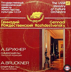 Bruckner: Sinfonie Nr.1 - mit Gennadi Roschdestwenski