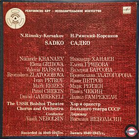 Rimski-Korsakow: Sadko - Gesamtaufn. (Box, 3 LP)