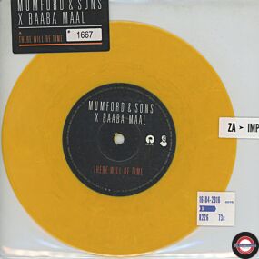  Mumford & Sons X Baaba Maal ‎– There Will Be Time - 7" Single