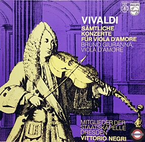 Vivaldi: Konzerte für Viola d'amore (Giuranna) - 2 LP