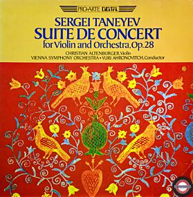 Taneyev: Suite für Violine und Orchester op.28