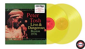 RSD 2023 -Peter Tosh Live & Dangerous: Boston 1976 -Translucent Yellow Vinyl Edition
