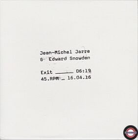  Jean-Michel Jarre & Edward Snowden ‎– Exit  - 7" Single