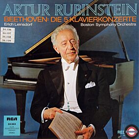 Beethoven: Klavierkonzerte - mit Rubinstein (Box, 4 LP)