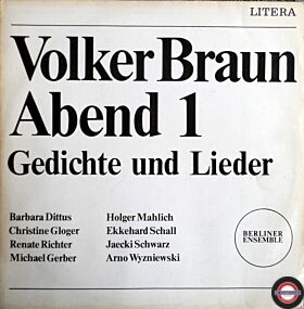 Volker Braun Abend I- Gedichte Und Lieder