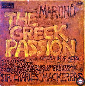 Martinů: Griechische Passion - Oper (Box mit 2 LP)