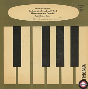 KLAVIERSONATE CIS-M0LL 0P.27 NR.2- Rudolf Fischer, Klavier