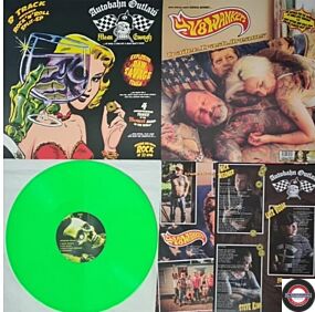 AUTOBAHN OUTLAW / V8 WANKERS - Mean Enough/Trailer Trash Dreams (Green Vinyl RSD)
