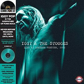 Iggy & The Stooges - Live At Lokerse Feesten 2005 TRANSLUCENT BLUE VINYL LP